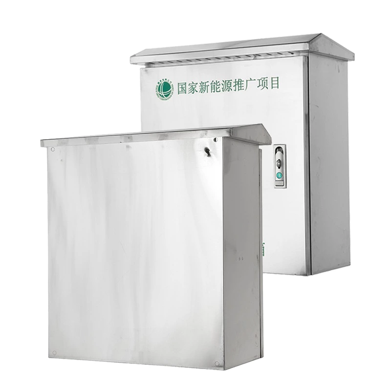 صندوق شاحن EV من الفولاذ المقاوم للصدأ مع أقدام التثبيت