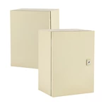 خزانة كهربائية خارجية مع باب قفل