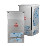 خزانة شبكة مثبتة على الحائط من الفولاذ المقاوم للصدأ 6U-15U