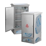 خزانة رفوف مقاس 19 بوصة - مصنوعة من الفولاذ المقاوم للصدأ