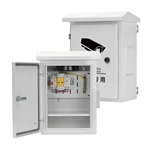 حاوية مقاومة للعوامل الجوية للمراقبة الخارجية