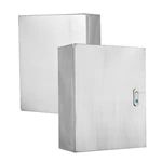 حاوية مقاومة للماء من الفولاذ المقاوم للصدأ مع قفل