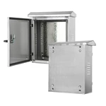 خزانة كهربائية من الفولاذ المقاوم للصدأ مع باب