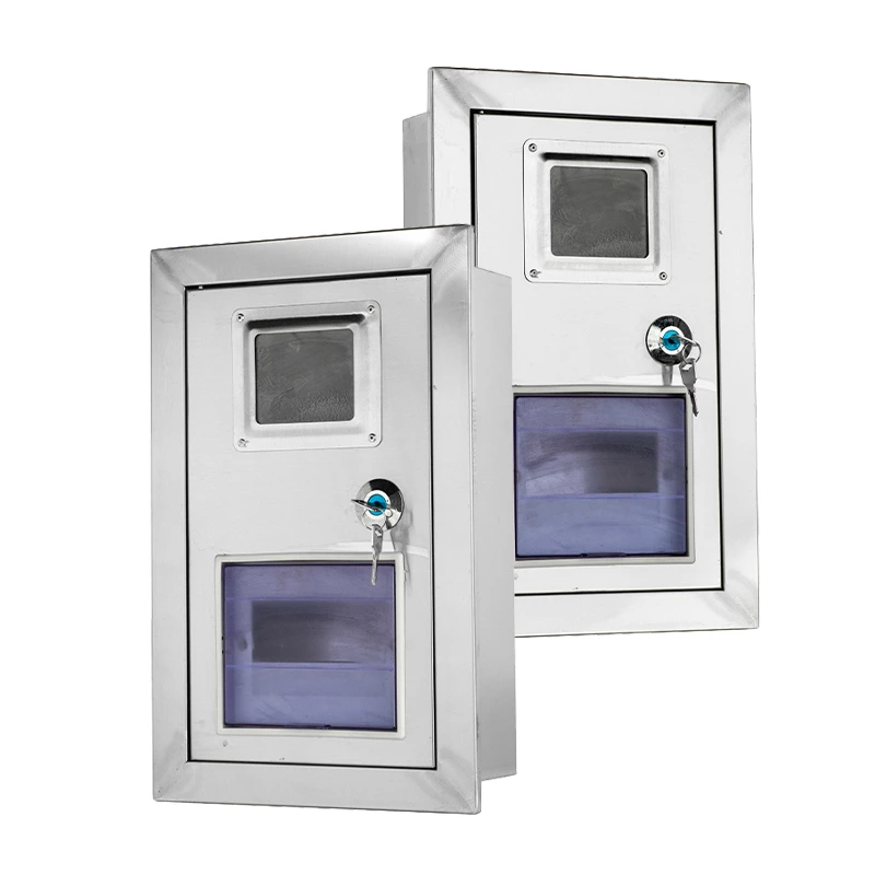 حاوية عداد حائط من الفولاذ المقاوم للصدأ مخصصة