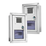 صندوق عداد التوزيع المصنوع من الفولاذ المقاوم للصدأ داخل الحائط