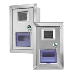 حاوية عداد مقاومة للغبار من الفولاذ المقاوم للصدأ مثبتة في الحائط