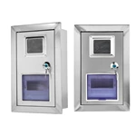 حاوية عداد كهرباء مثبتة على الحائط من الفولاذ المقاوم للصدأ