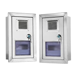 صندوق عداد حائطي من الفولاذ المقاوم للصدأ تجاري