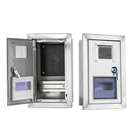 صندوق عداد من الفولاذ المقاوم للصدأ مثبت على الحائط عالي الجودة