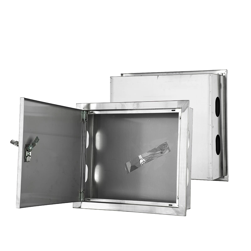 صندوق عداد المياه من الفولاذ المقاوم للصدأ بالحجم القياسي