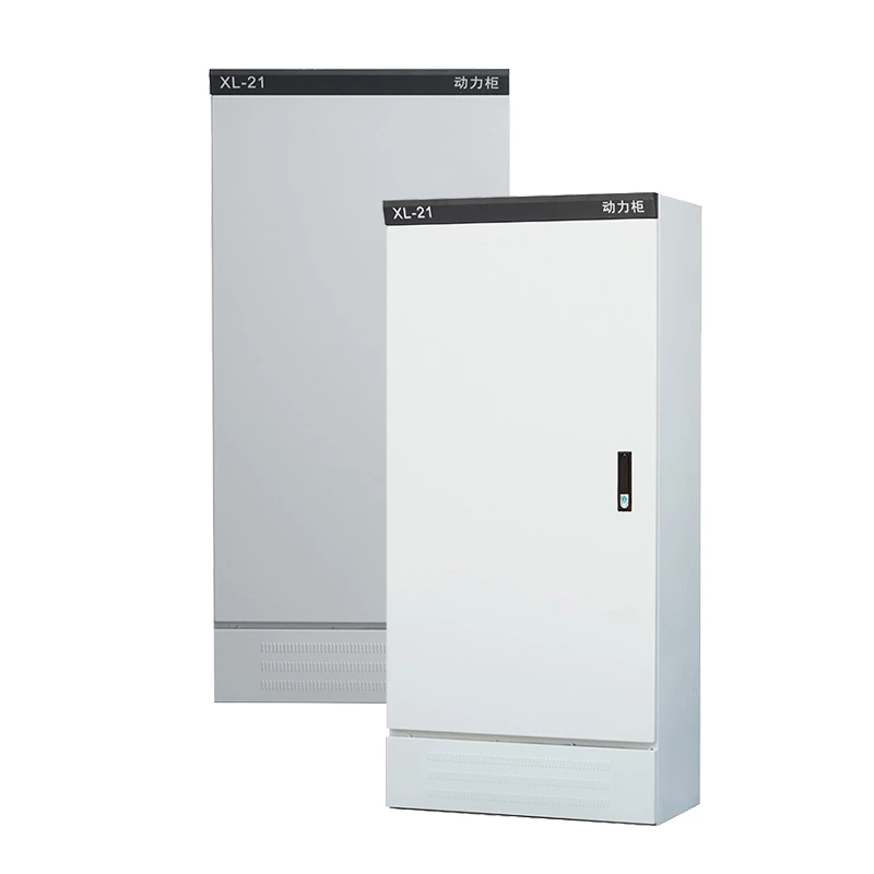 خزانة كهربائية قائمة على الأرض مع أرفف